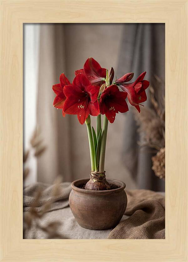 Amaryllis Blooming Elegance