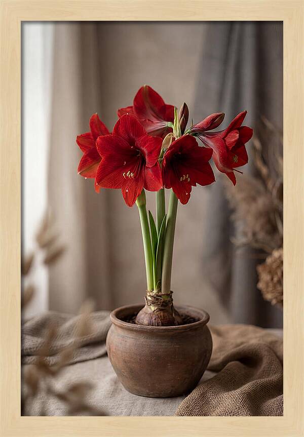 Amaryllis Blooming Elegance
