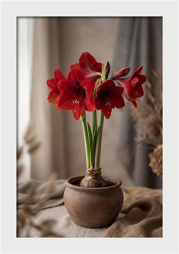 Amaryllis Blooming Elegance
