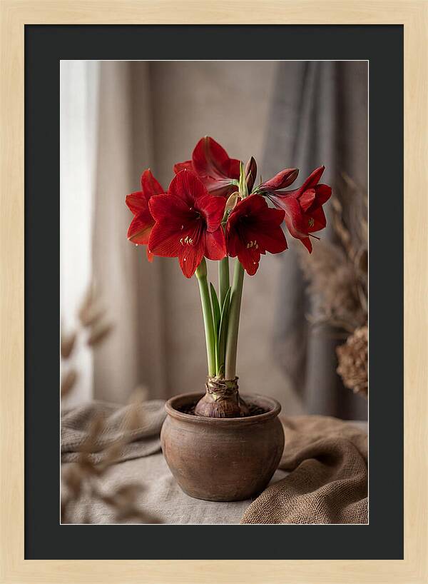 Amaryllis Blooming Elegance