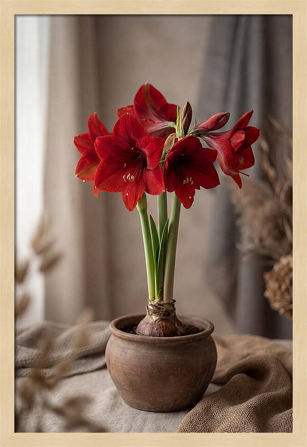 Amaryllis Blooming Elegance