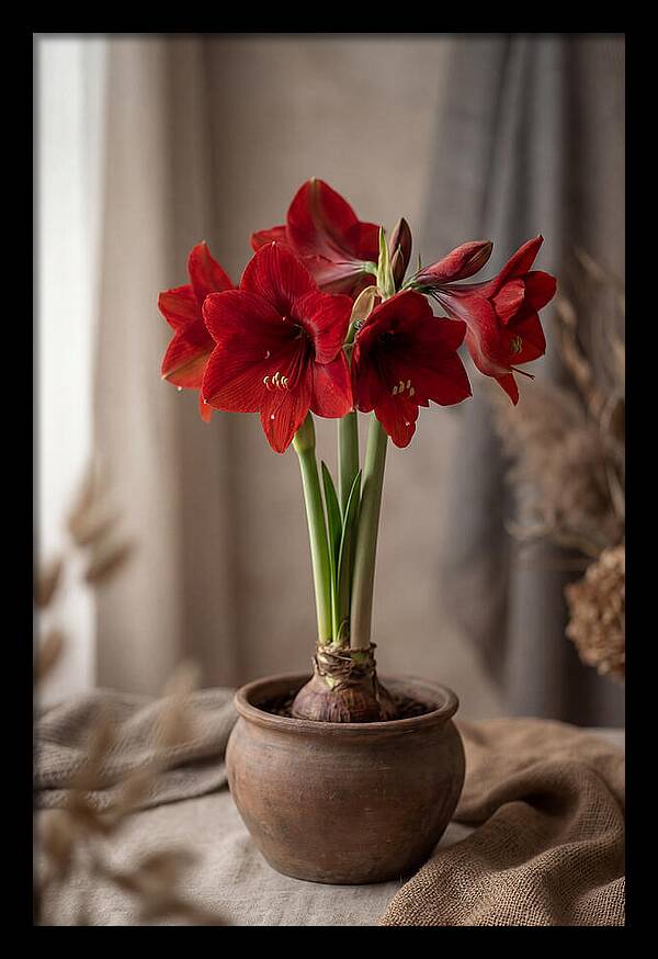 Amaryllis Blooming Elegance