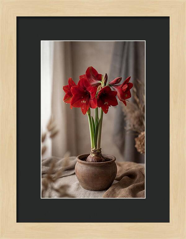 Amaryllis Blooming Elegance