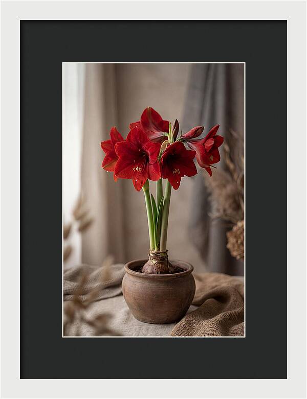 Amaryllis Blooming Elegance
