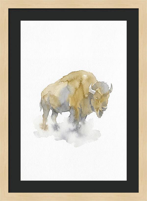 American Bison Silhouette