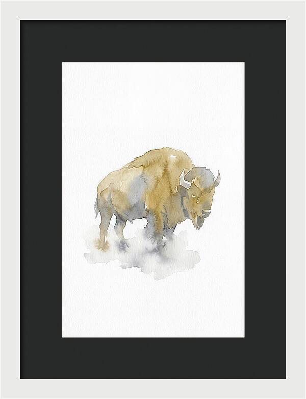 American Bison Silhouette