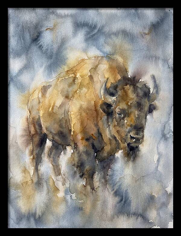 American Bison Watercolor