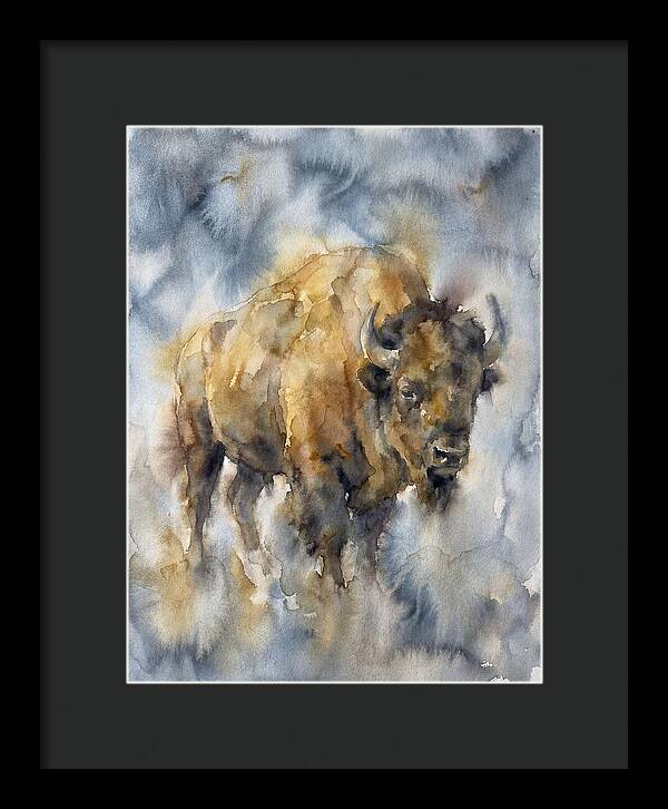 American Bison Watercolor