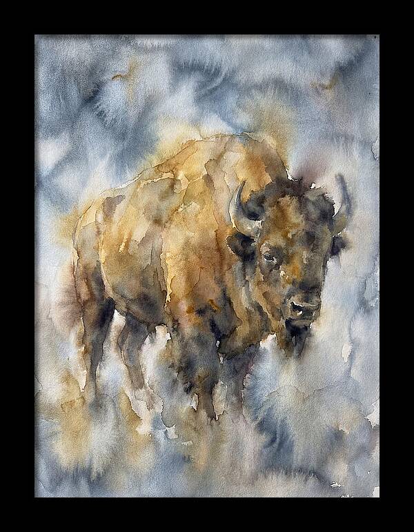 American Bison Watercolor