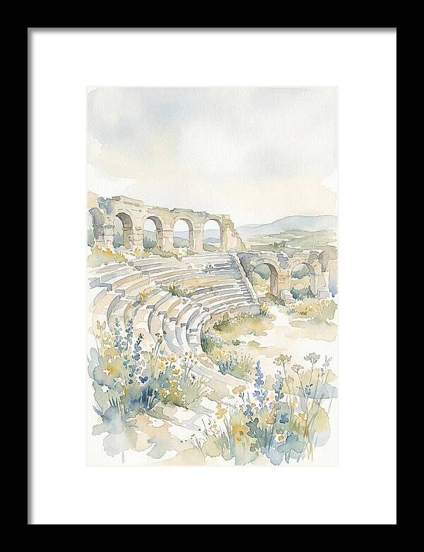 Amphitheater Ruins Embraced By Nature