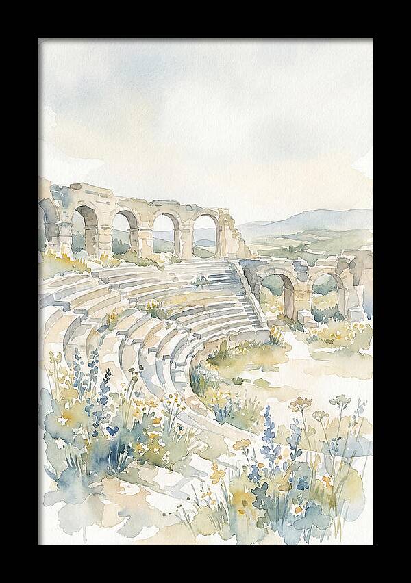 Amphitheater Ruins Embraced By Nature