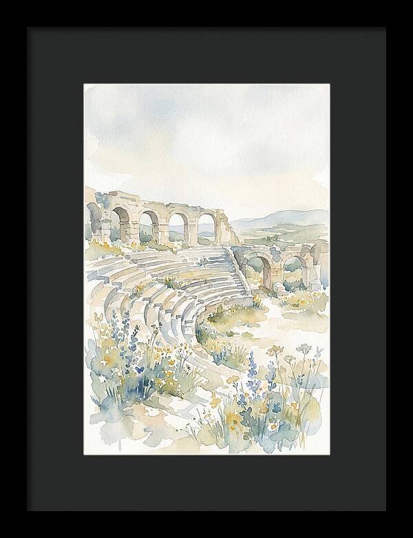 Amphitheater Ruins Embraced By Nature