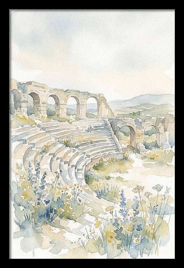 Amphitheater Ruins Embraced By Nature