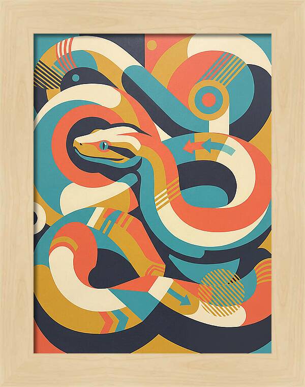 Anaconda In Vibrant Colors