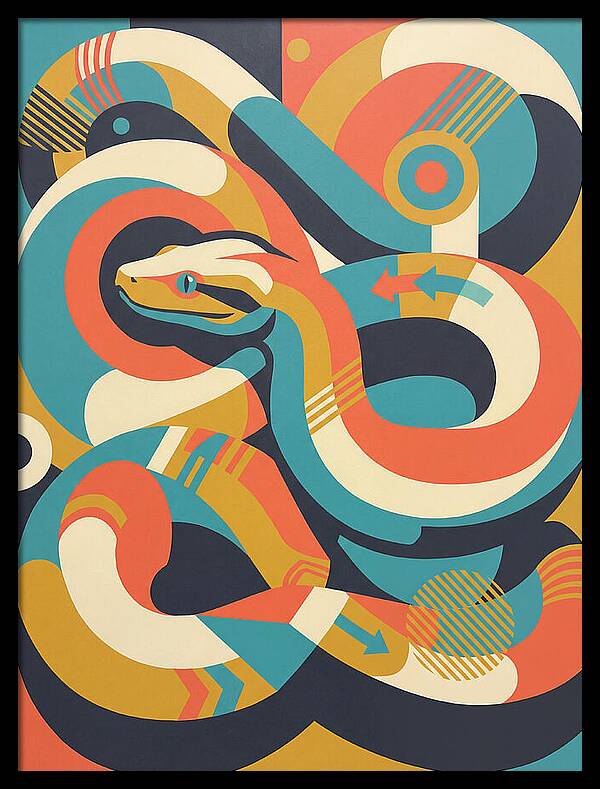 Anaconda In Vibrant Colors