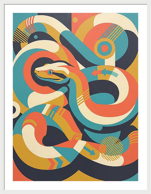 Anaconda In Vibrant Colors