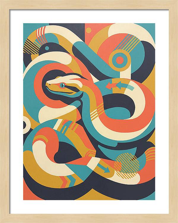 Anaconda In Vibrant Colors