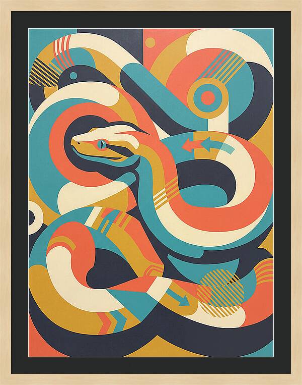 Anaconda In Vibrant Colors