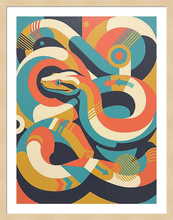Anaconda In Vibrant Colors