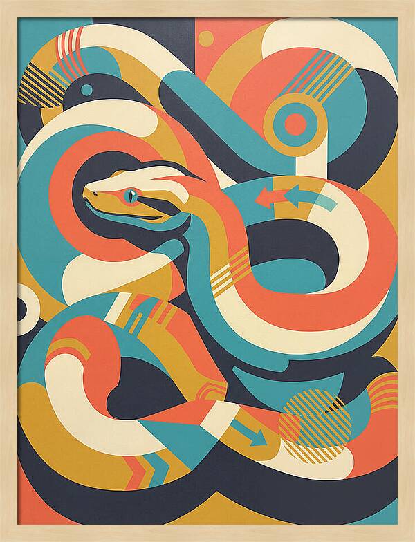 Anaconda In Vibrant Colors