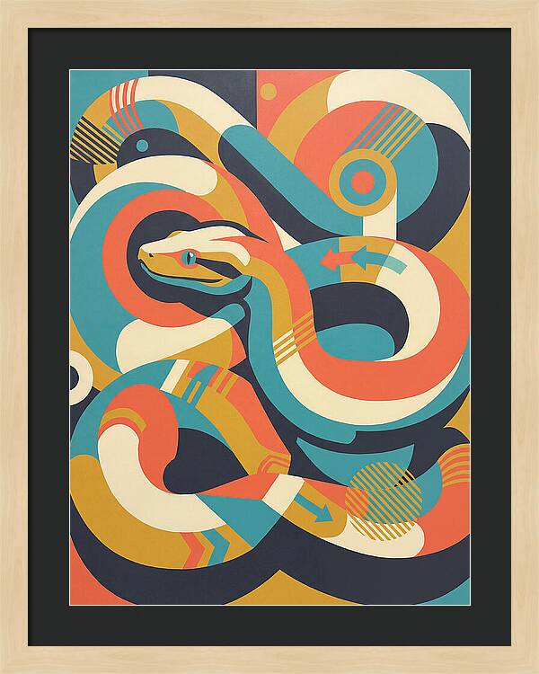 Anaconda In Vibrant Colors