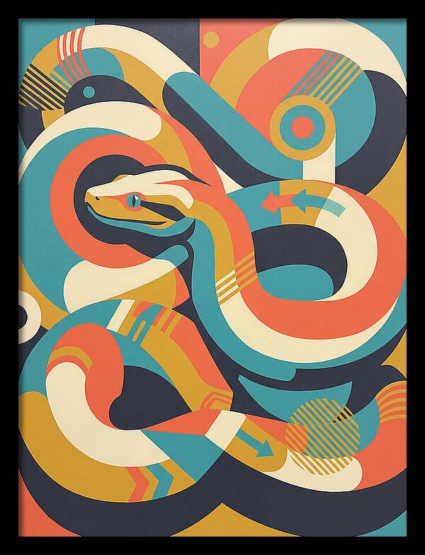 Anaconda In Vibrant Colors