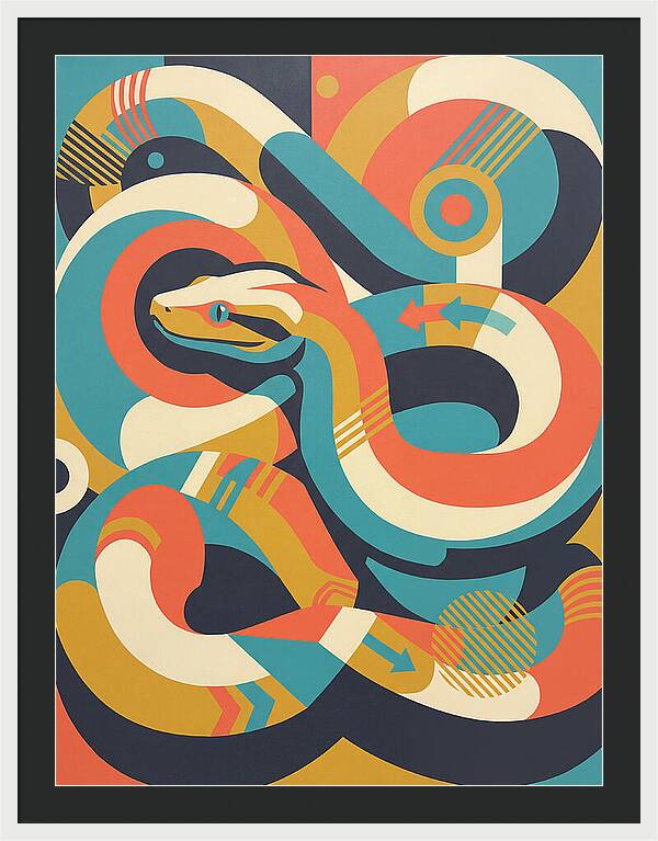 Anaconda In Vibrant Colors