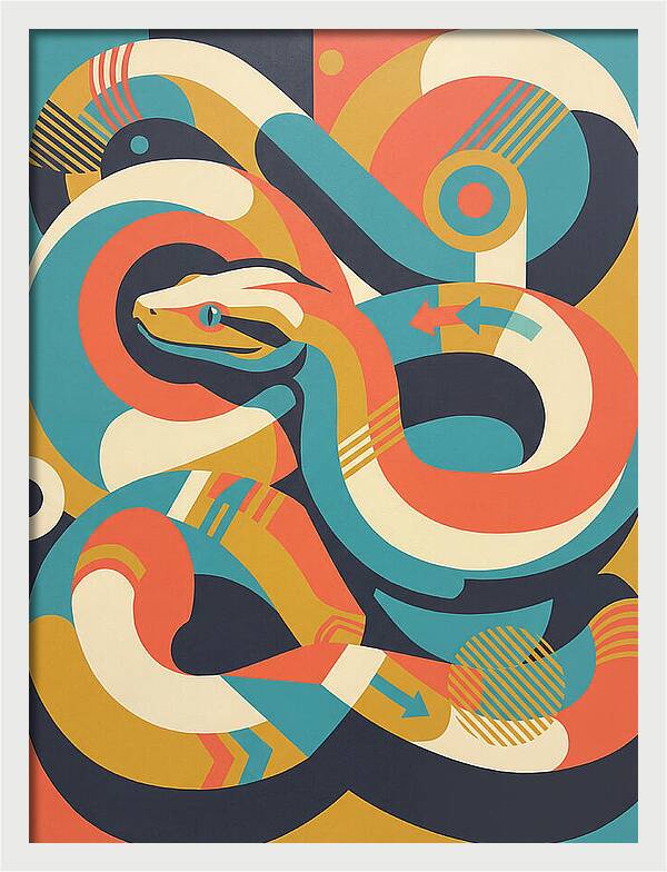 Anaconda In Vibrant Colors