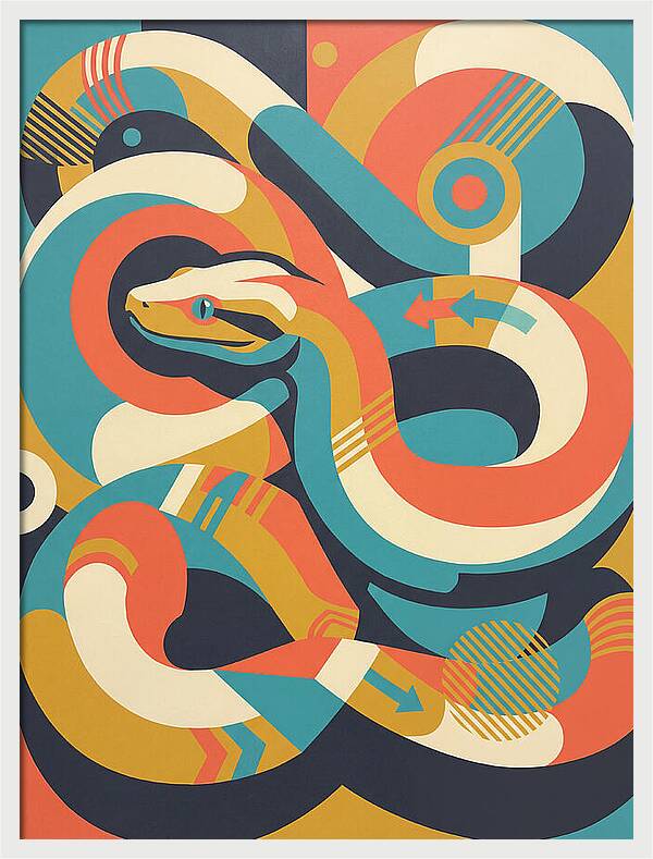 Anaconda In Vibrant Colors