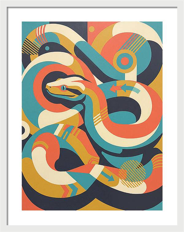 Anaconda In Vibrant Colors