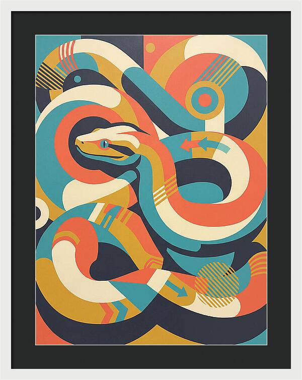 Anaconda In Vibrant Colors