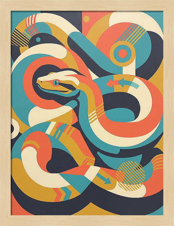 Anaconda In Vibrant Colors