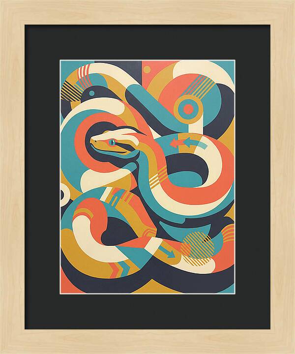 Anaconda In Vibrant Colors