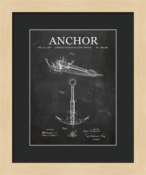 Anchor Chalkboard Patent Us358306