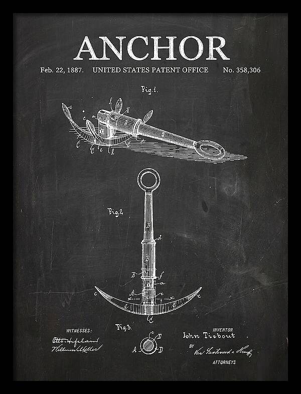 Anchor Chalkboard Patent Us358306