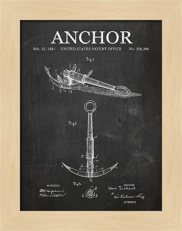 Anchor Chalkboard Patent Us358306