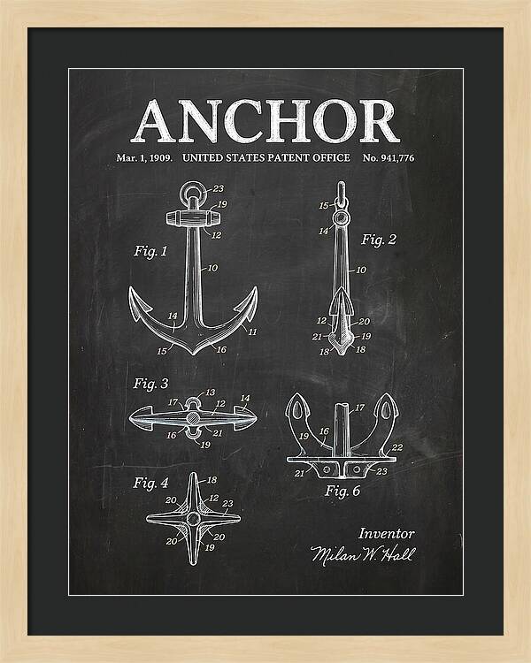 Anchor Chalkboard Patent Us941776a