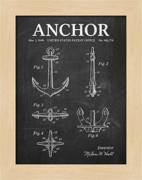 Anchor Chalkboard Patent Us941776a