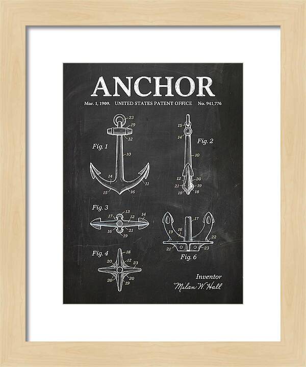 Anchor Chalkboard Patent Us941776a