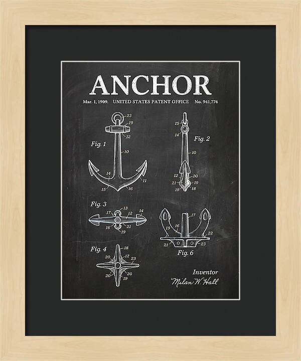 Anchor Chalkboard Patent Us941776a