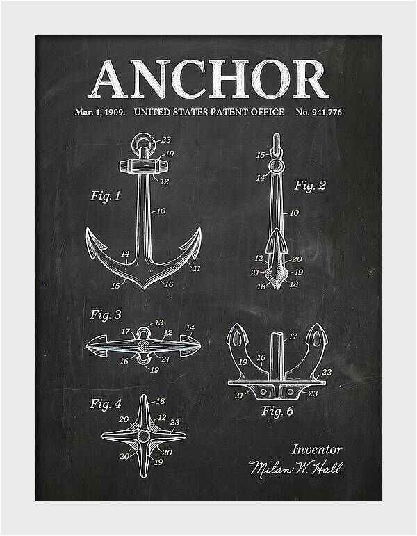 Anchor Chalkboard Patent Us941776a