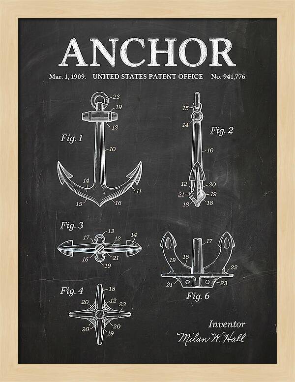 Anchor Chalkboard Patent Us941776a