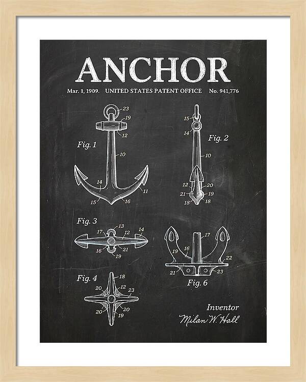 Anchor Chalkboard Patent Us941776a