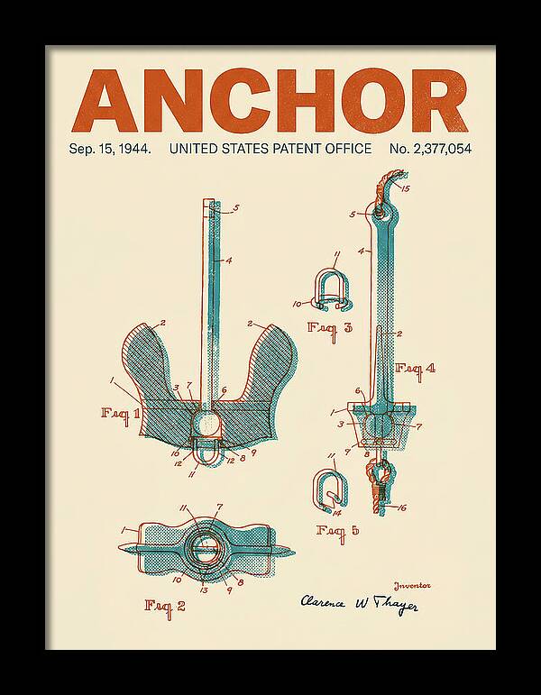 Anchor Danforth Retro Patent Us2377054a