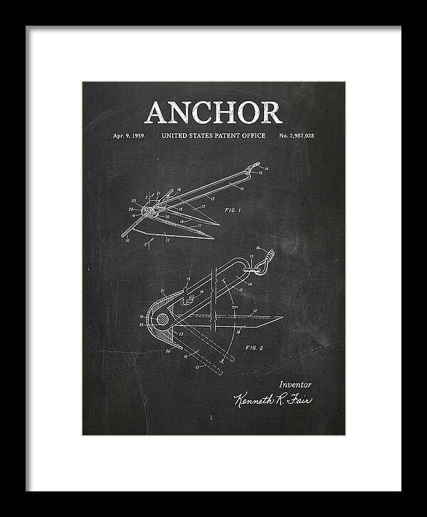 Anchor Fair Chalkboard Patent Us2987028a