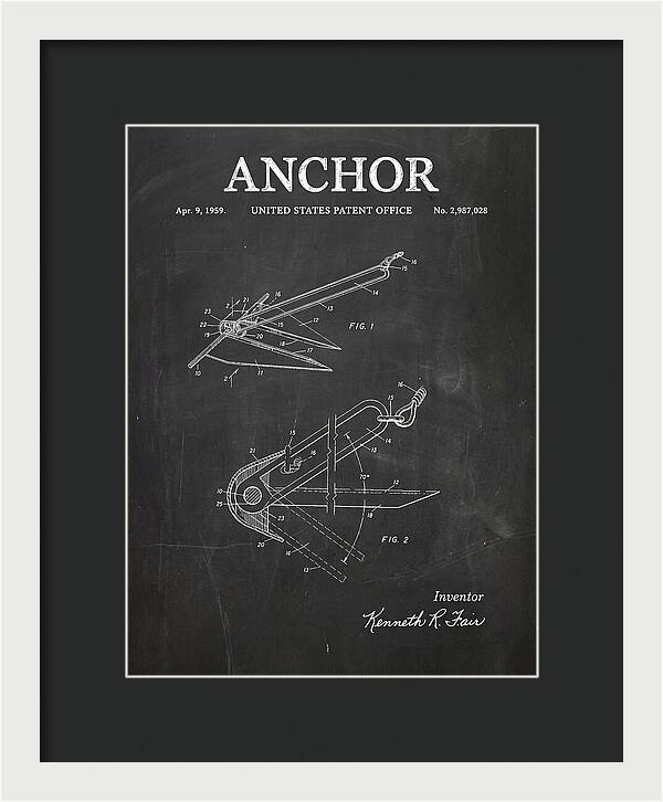 Anchor Fair Chalkboard Patent Us2987028a