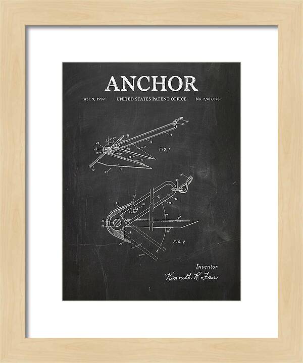 Anchor Fair Chalkboard Patent Us2987028a