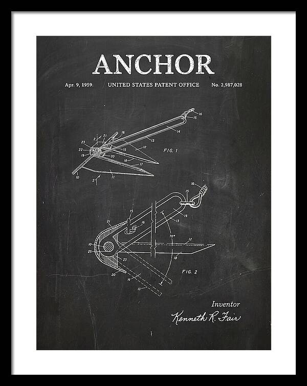Anchor Fair Chalkboard Patent Us2987028a
