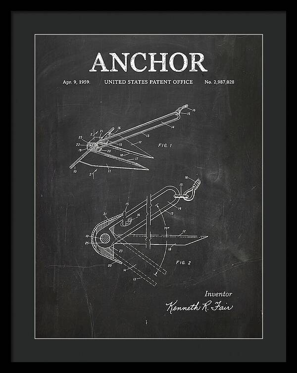 Anchor Fair Chalkboard Patent Us2987028a