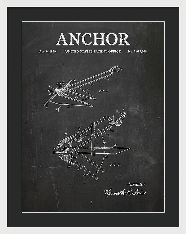 Anchor Fair Chalkboard Patent Us2987028a